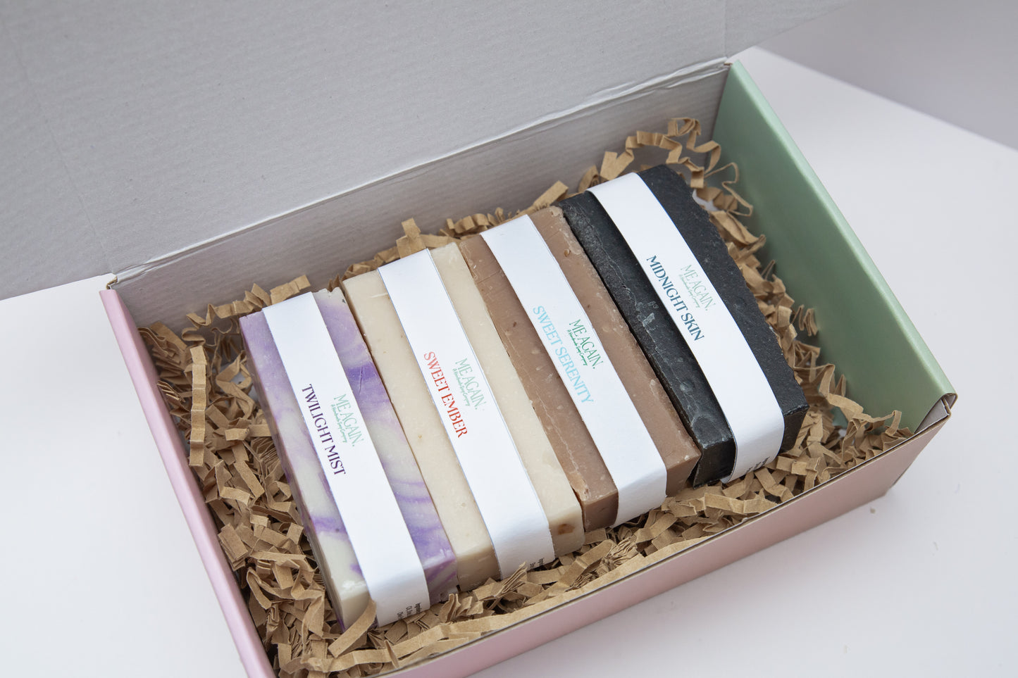 Mini Soap Sample Pack – 4 Vegan Handmade Cold Process Soaps | Travel Size Bars