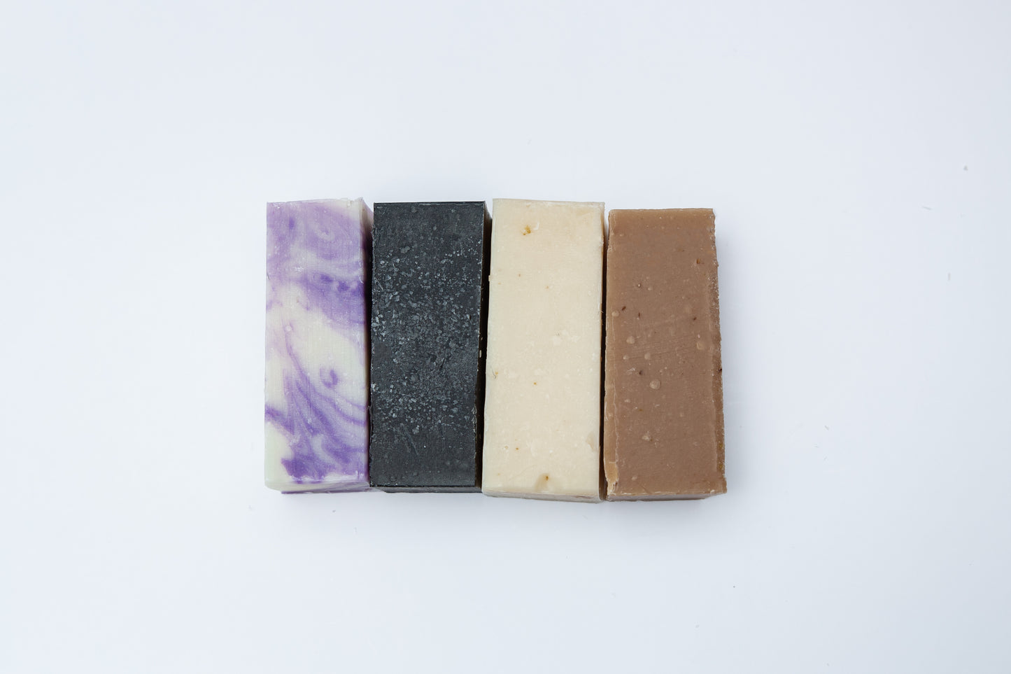 Mini Soap Sample Pack – 4 Vegan Handmade Cold Process Soaps | Travel Size Bars