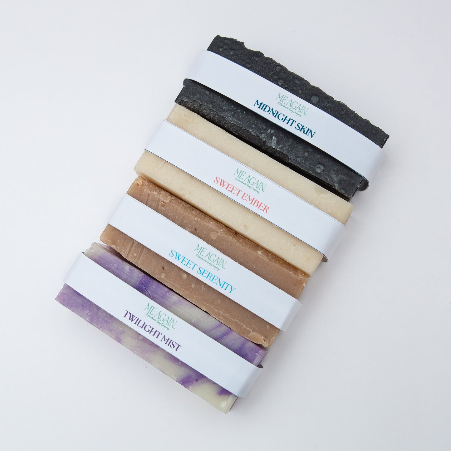 Mini Soap Sample Pack – 4 Vegan Handmade Cold Process Soaps | Travel Size Bars